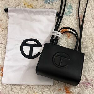 Telfar Classic Black Small Shopping Bag